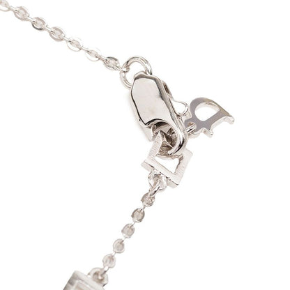 Dior I Love Heart Arrow Chain Pendant Silver Metal — view 4