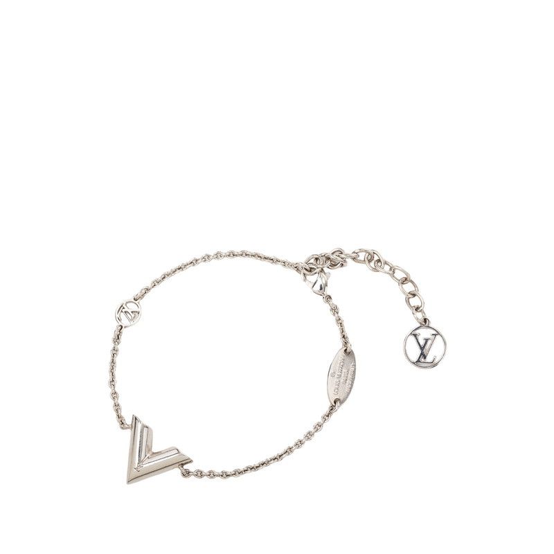 Louis Vuitton Bracelet Essential Chain Silver Metal