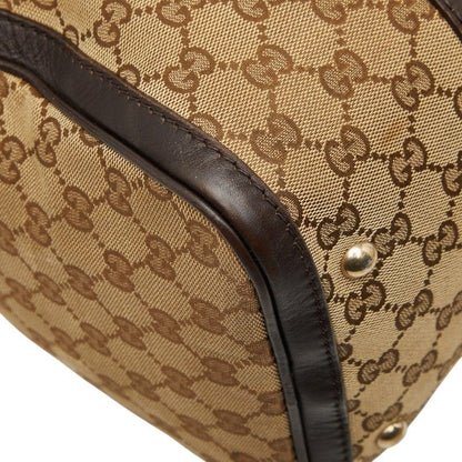 Gucci GG Canvas Sherry Line Mini Boston Bag 2-Way Beige Multicolor — view 7