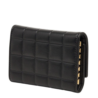 Chanel Choco Bar Key Case Black Leather Key Holder — view 2