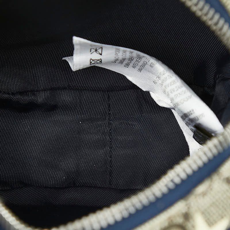 Gucci GG Supreme Star Waist Bag Pouch Beige Navy Leather — view 6