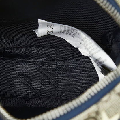 Gucci GG Supreme Star Waist Bag Pouch Beige Navy Leather — view 6