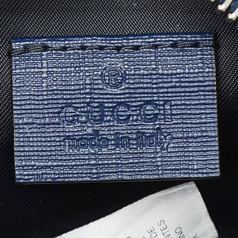 Gucci GG Supreme Star Waist Bag Pouch Beige Navy Leather — view 7
