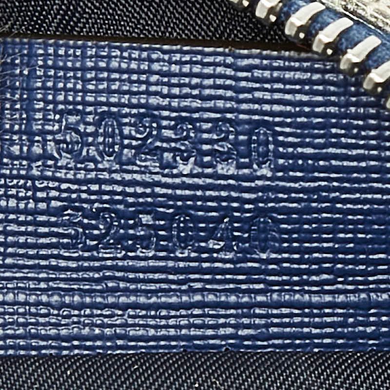 Gucci GG Supreme Star Waist Bag Pouch Beige Navy Leather — view 8