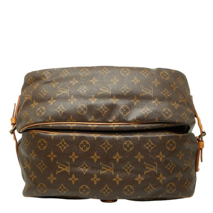 Louis Vuitton Monogram Saumur 35 Crossbody Shoulder Bag Brown Leather — view 3