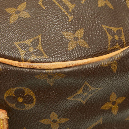 Louis Vuitton Monogram Saumur 35 Crossbody Shoulder Bag Brown Leather — view 7