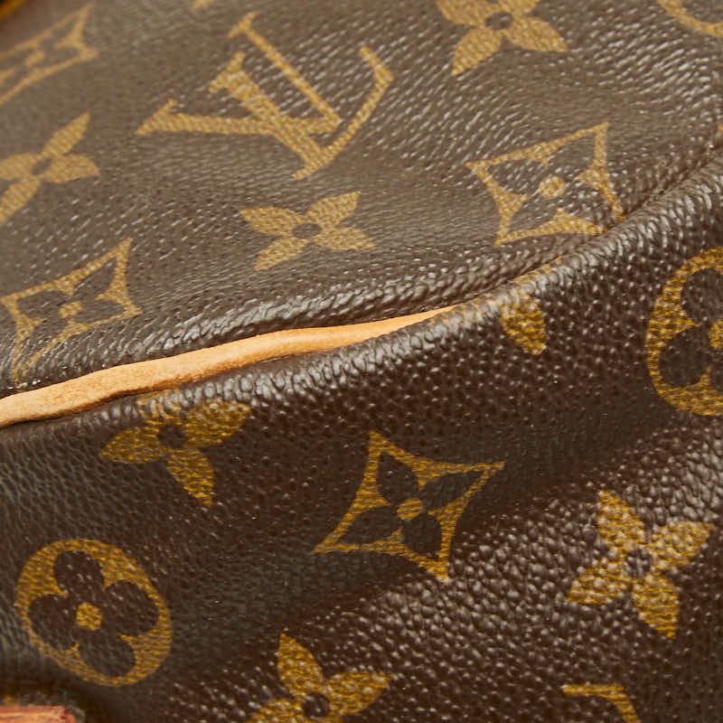 Louis Vuitton Monogram Saumur 35 Crossbody Shoulder Bag Brown Leather — view 5