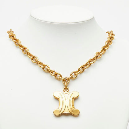 Celine Macadam Chain Pendant Gold Plated — view 7