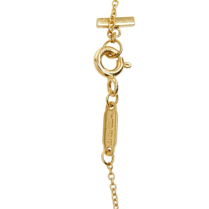 Tiffany & Co T Smile Small Chain Pendant 18k Yellow Gold — view 6