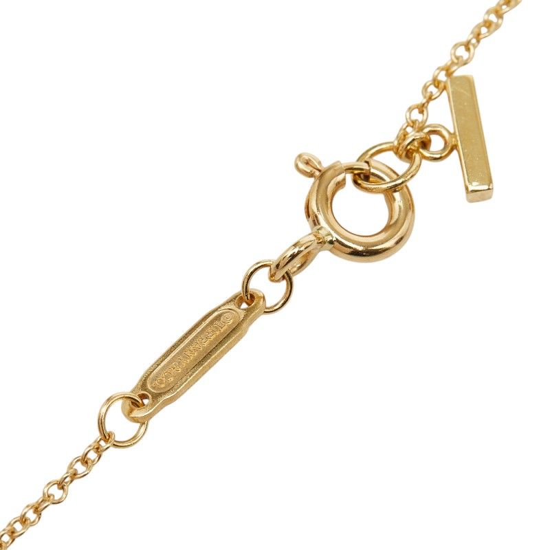 Tiffany & Co T Smile Mini Chain Pendant 18k Yellow Gold — view 6