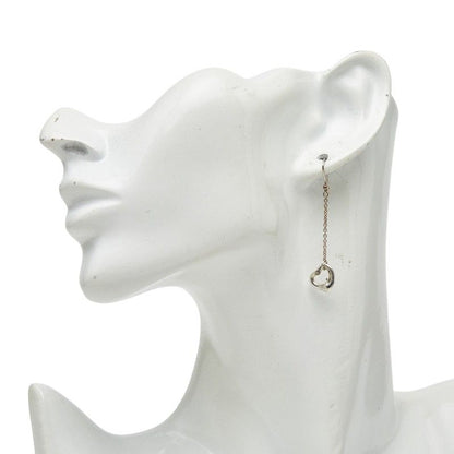 Tiffany & Co Elsa Peretti Open Heart Drop Earrings Silver — view 5