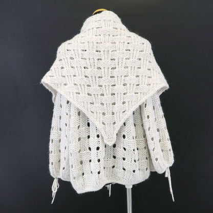 Chanel Knit Top with Shawl Sweater — view 2