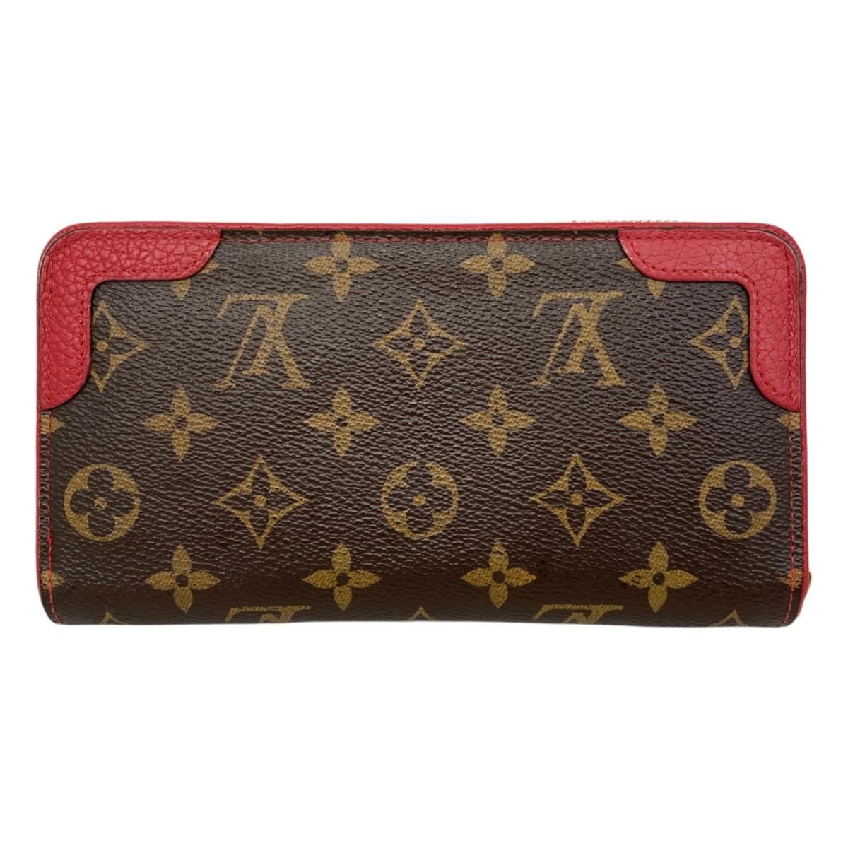 Louis Vuitton Wallet Zippy Retiro Monogram Cerise — view 2