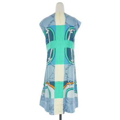 Hermes Silk Sleeveless Dress 34 Multicolor — view 2