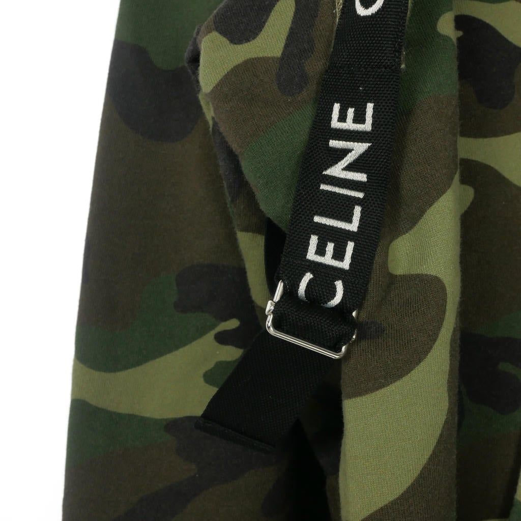 Celine Bands Hoodie Camouflage Long Sleeve XL Khaki — view 5