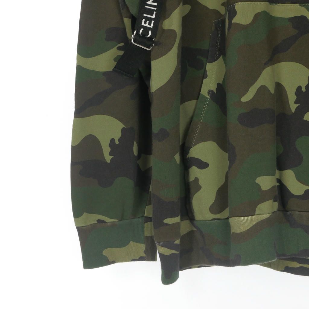 Celine Bands Hoodie Camouflage Long Sleeve XL Khaki — view 4