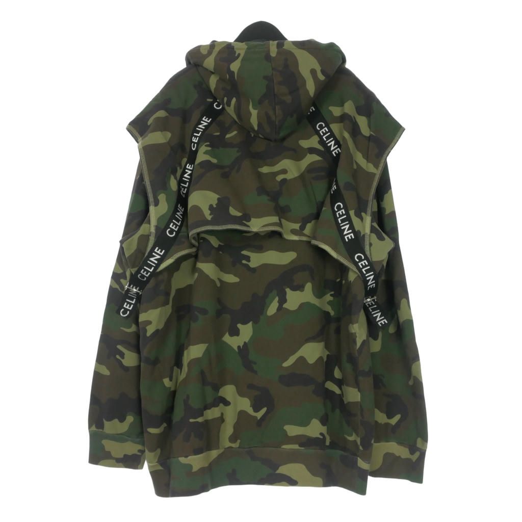Celine Bands Hoodie Camouflage Long Sleeve XL Khaki — view 2