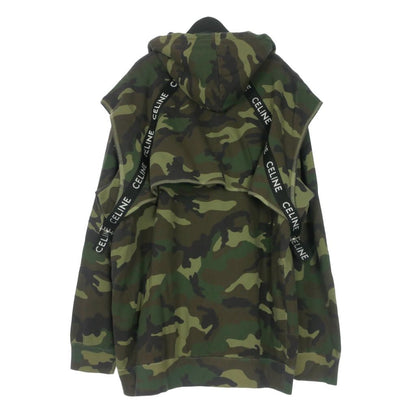 Celine Bands Hoodie Camouflage Long Sleeve XL Khaki — view 2