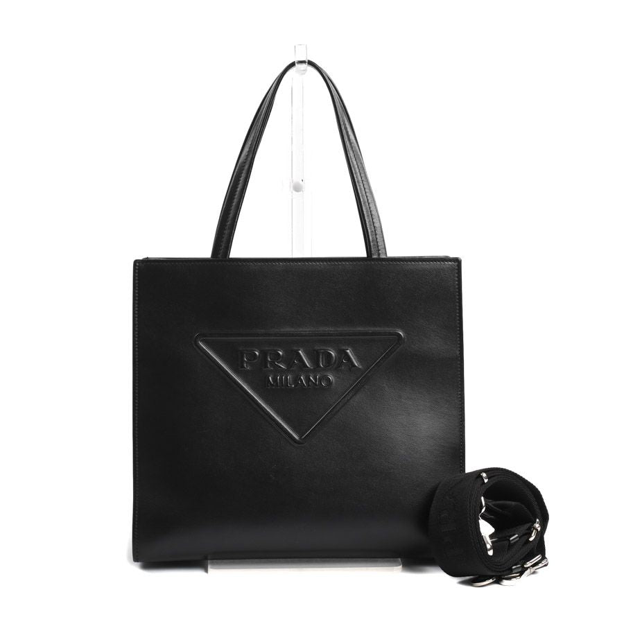 Prada Tote Triangle Logo 2-Way