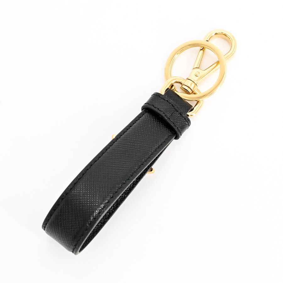 Prada Key Holder Saffiano Leather Key Chain — view 3
