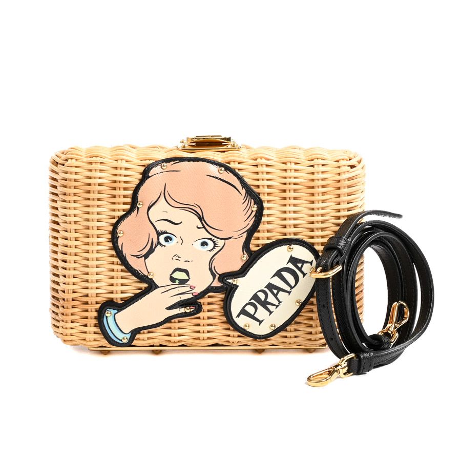 Prada Shoulder Bag Wicker