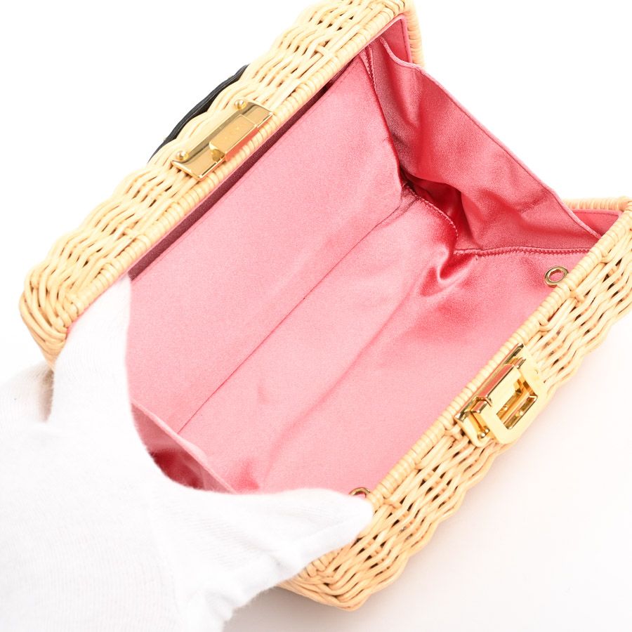 Prada Shoulder Bag Wicker — view 4