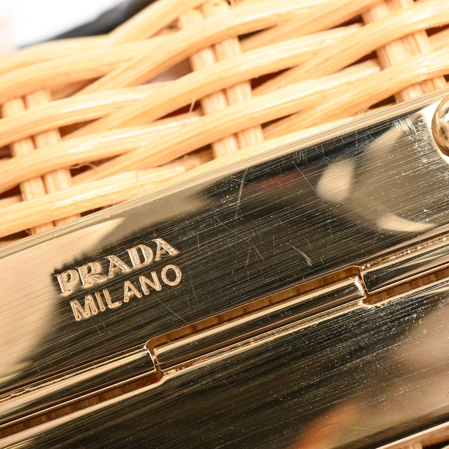 Prada Shoulder Bag Wicker — view 7