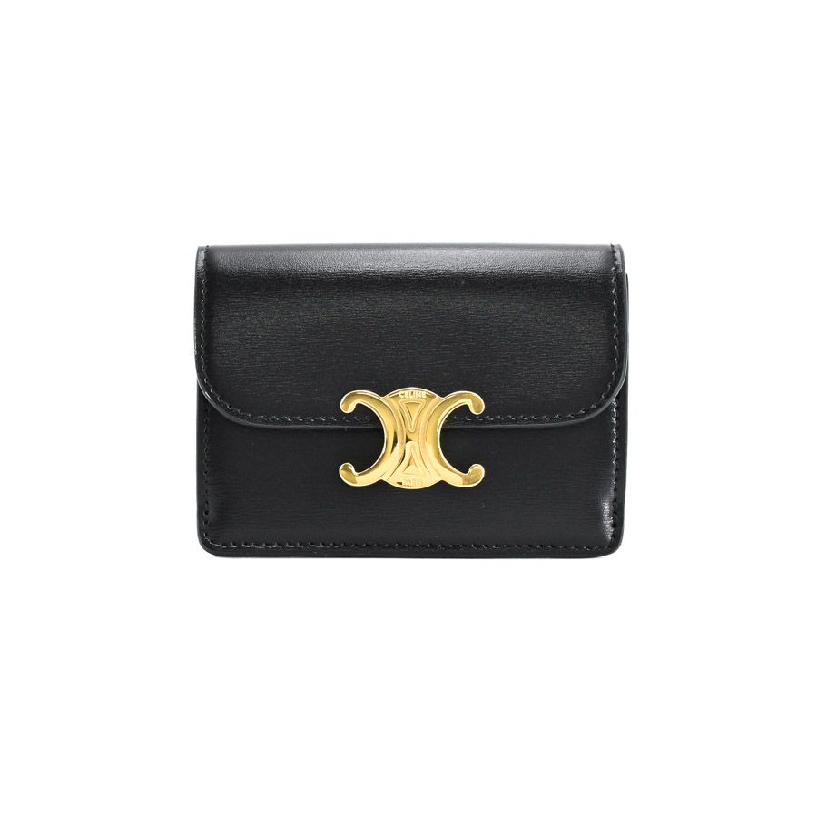 Celine Card Case Holder with Triomphe Flap