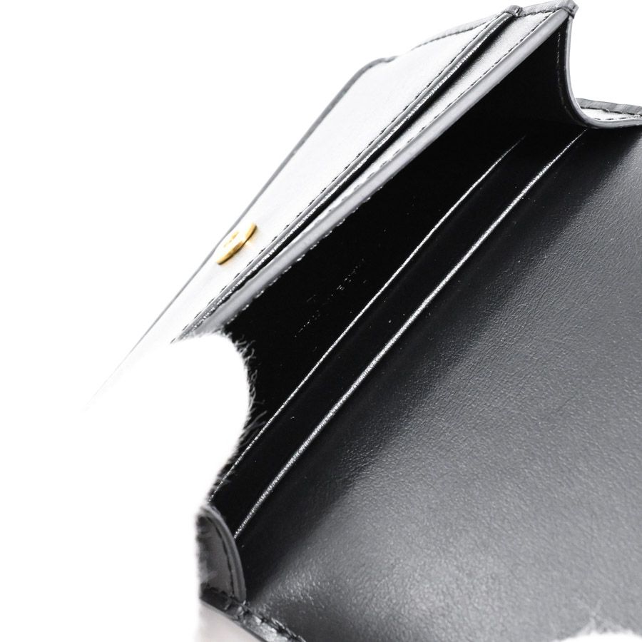 Celine Card Case Holder with Triomphe Flap — view 4