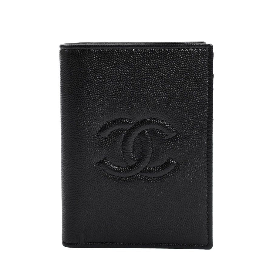 Chanel Case Passport Holder Black