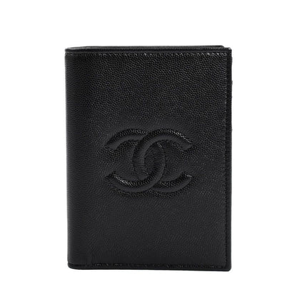 Chanel Case Passport Holder Black