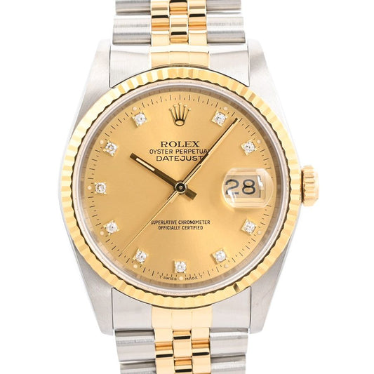 Rolex Watch Datejust Gold