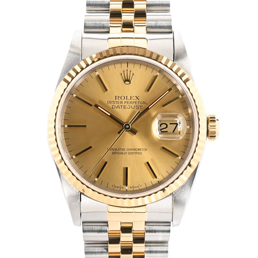Rolex Watch Datejust Gold