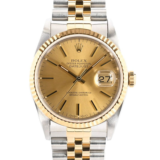 Rolex Watch Datejust Gold