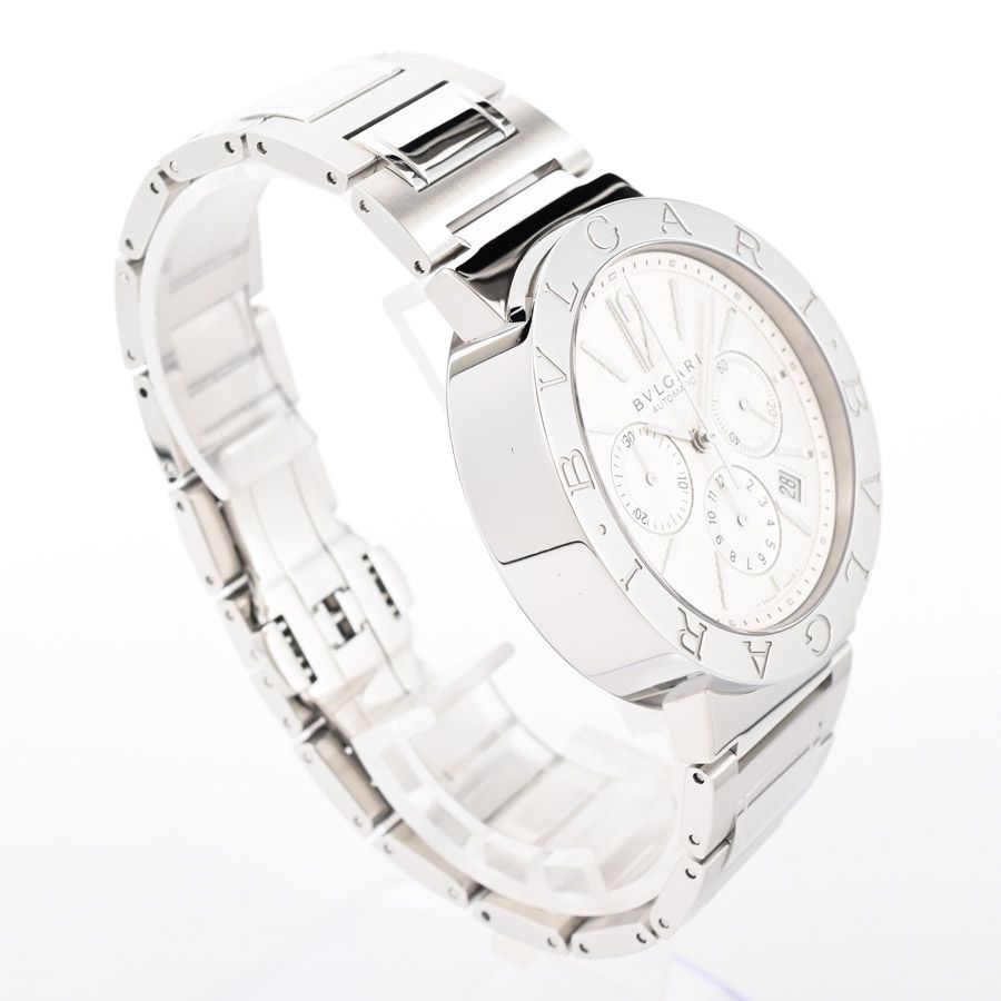 Bvlgari Watch Chronograph Silver — view 3