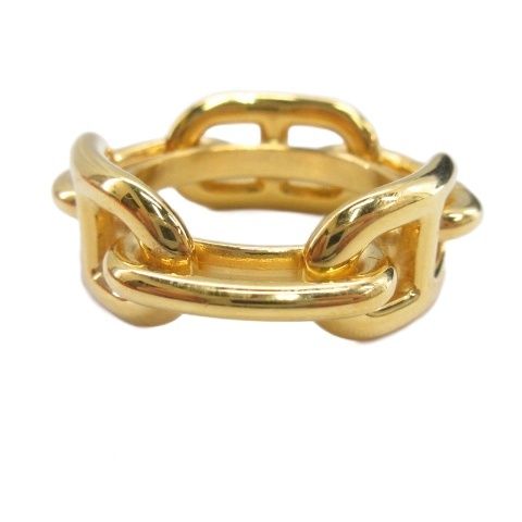 Hermes Chaine D'ancre Scarf Ring Gold — view 3
