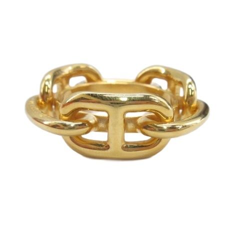 Hermes Chaine D'ancre Scarf Ring Gold — view 2
