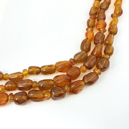 Chanel CC Logo Color Stone Necklace Gold Plated Brown — view 2