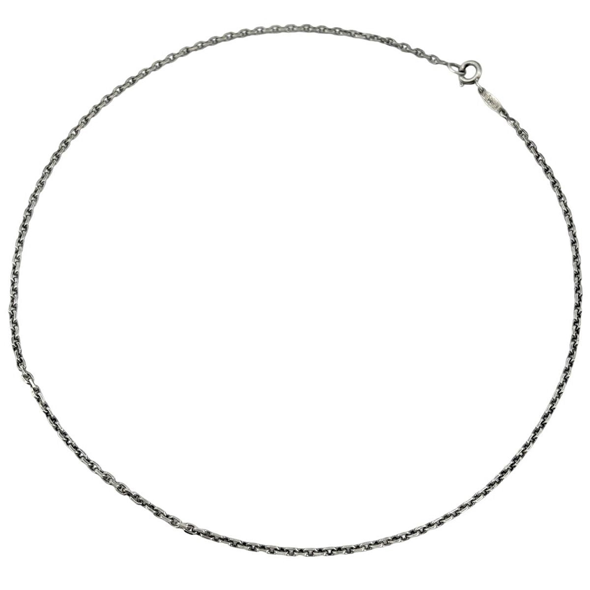 Hermes Chain Necklace 925 Sterling Silver