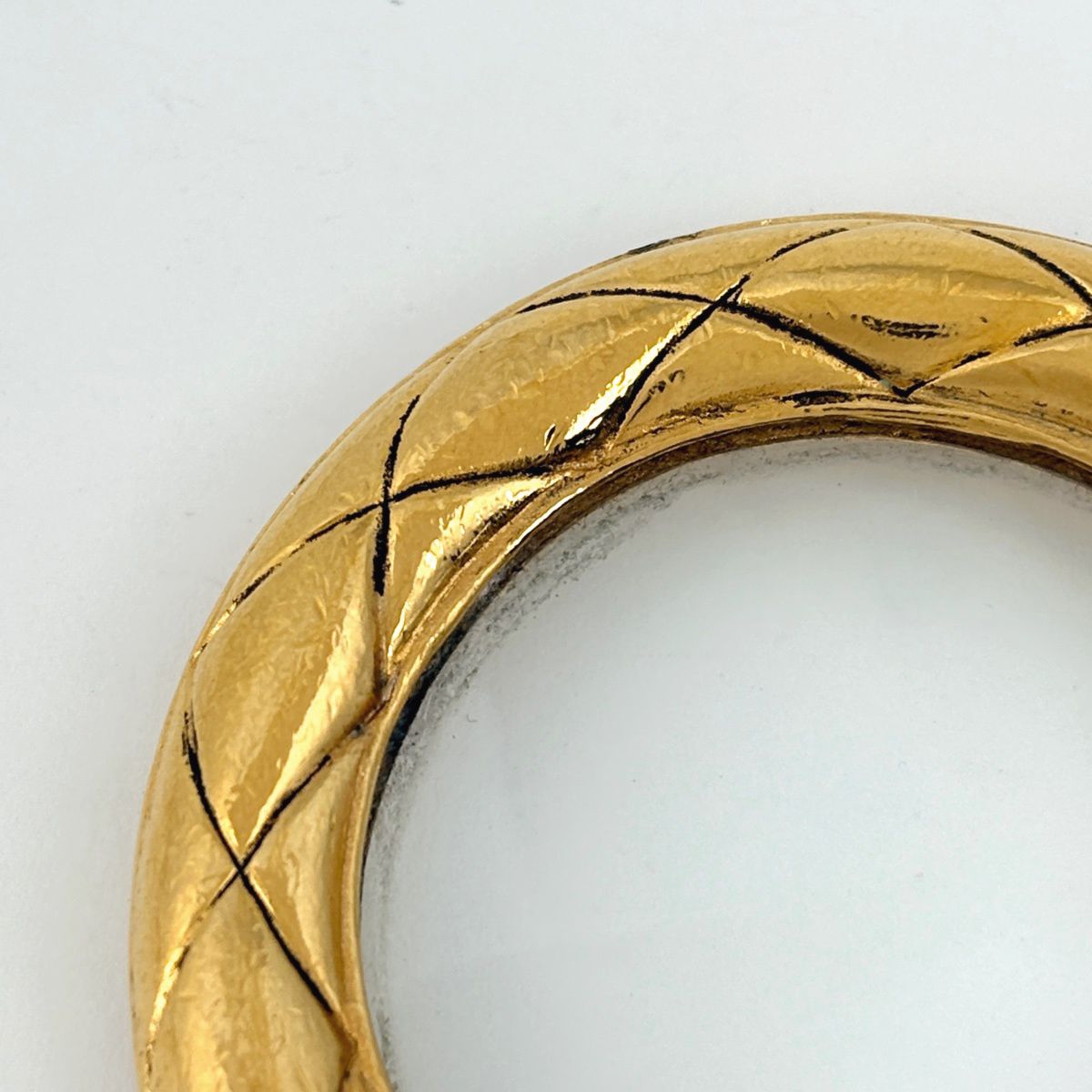 Chanel CC Logo Rupe Necklace Long Gold Plated — view 4