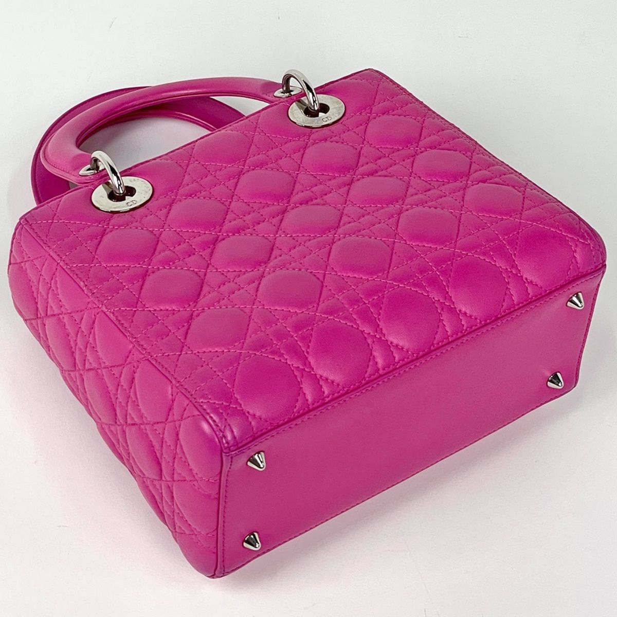 Dior 2-Way Handbag Leather Pink — view 2