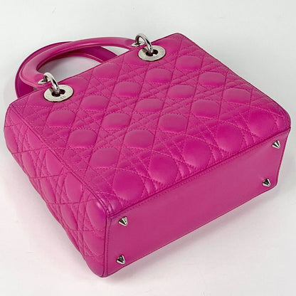 Dior 2-Way Handbag Leather Pink — view 2