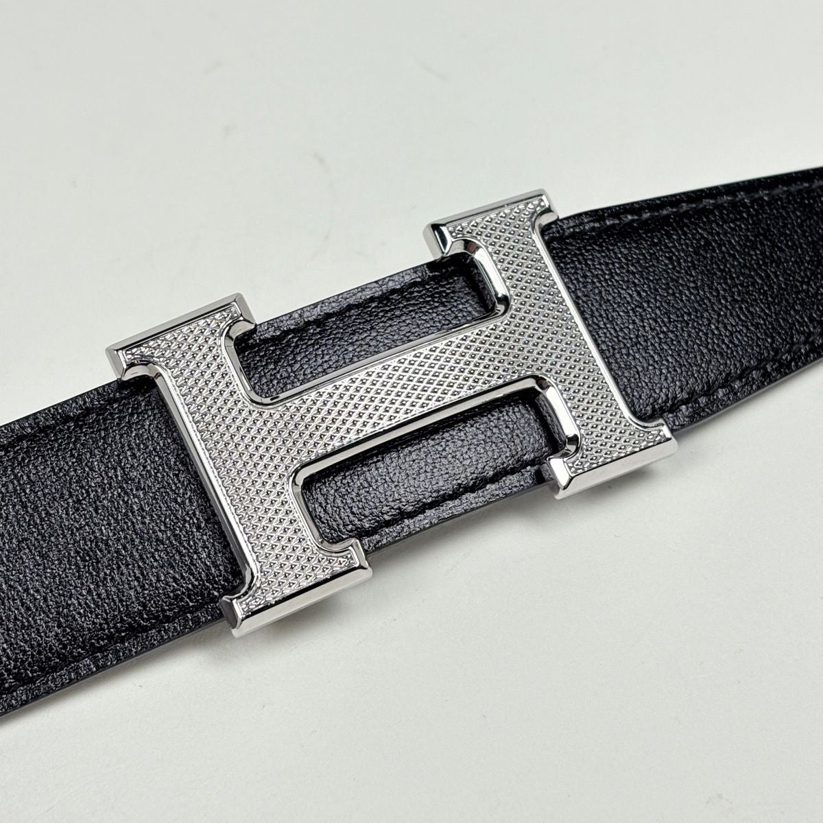 Hermes Constance Reversible Belt Leather Black Brown — view 4