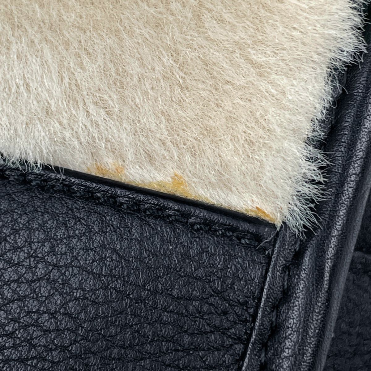 Loewe Amazona 36 Handbag Leather Black Ivory — view 4
