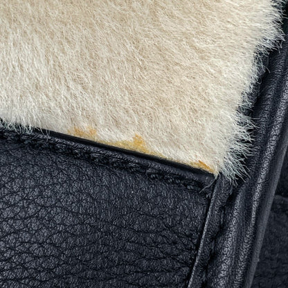 Loewe Amazona 36 Handbag Leather Black Ivory — view 4