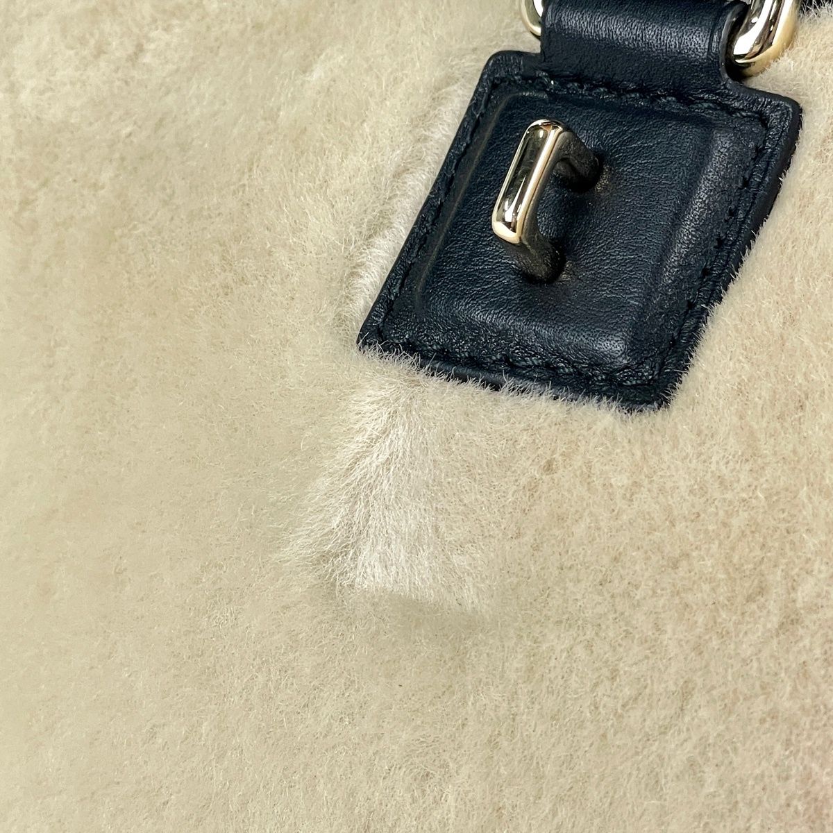 Loewe Amazona 36 Handbag Leather Black Ivory — view 6