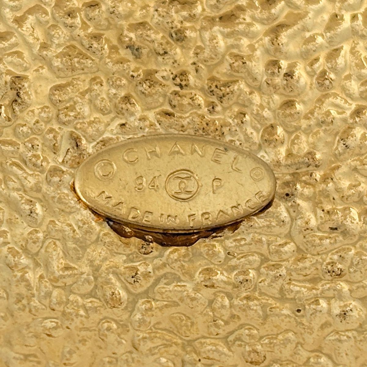 Chanel CC Logo Chain Necklace Quilted Long Gold Plated — view 5