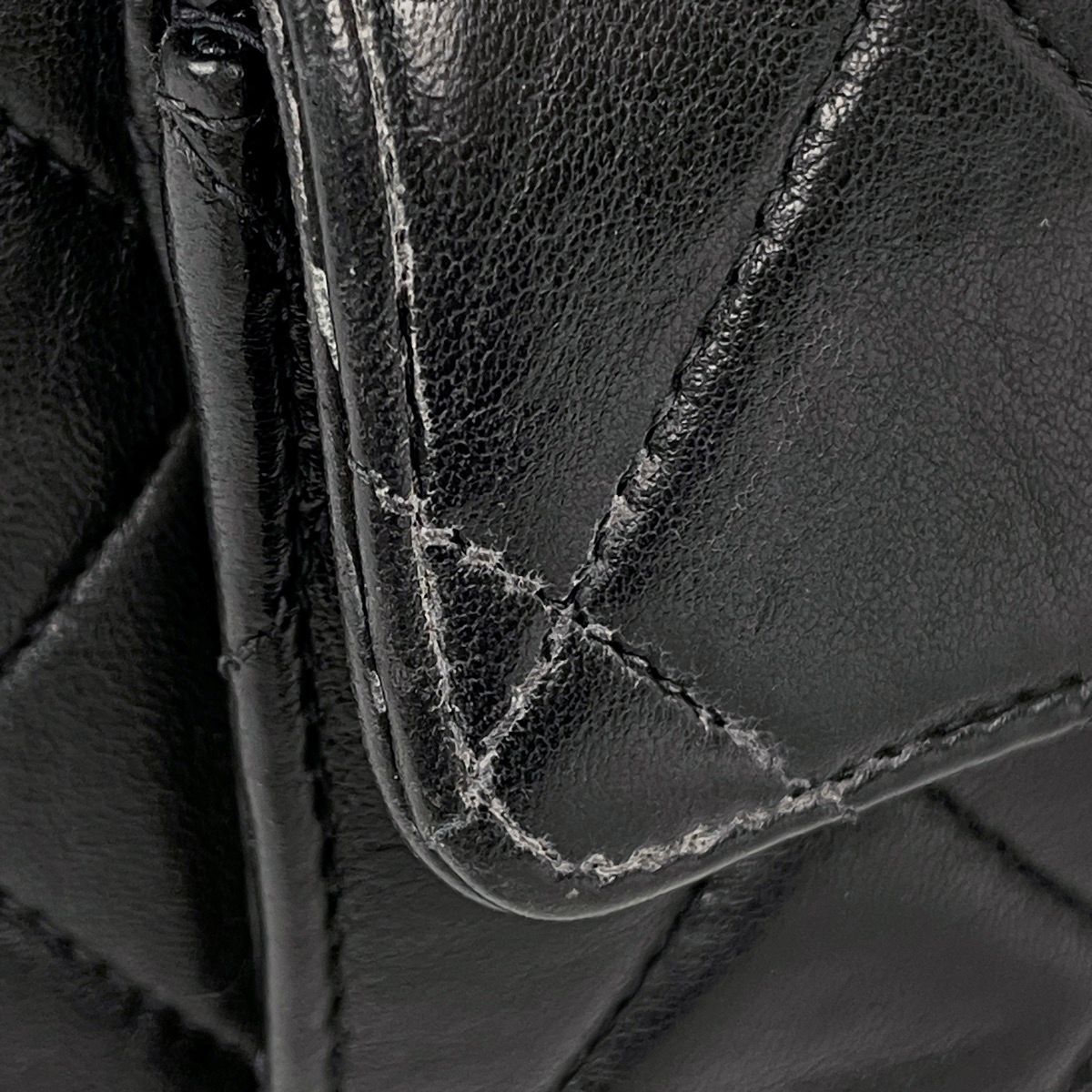 Chanel CC Logo Backpack Leather Black — view 5