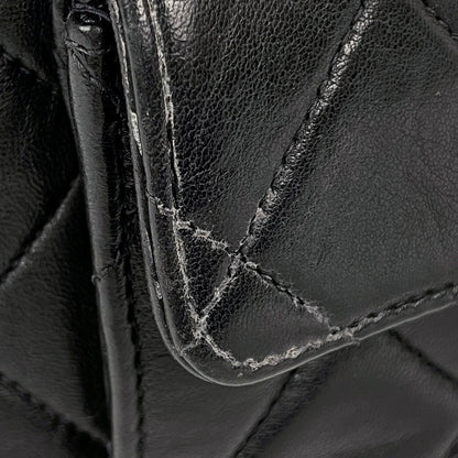 Chanel CC Logo Backpack Leather Black — view 5