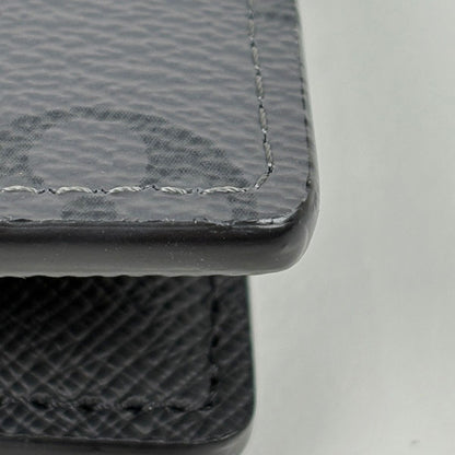 Louis Vuitton Portefeuille Calf Bifold Wallet Monogram Eclipse Gray — view 3